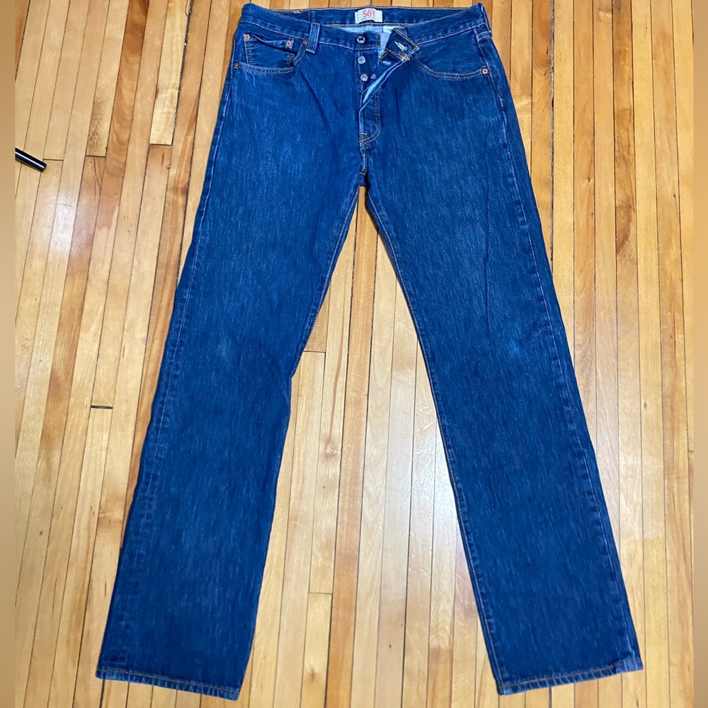Levi's 501 Men's Straight Blue Jeans